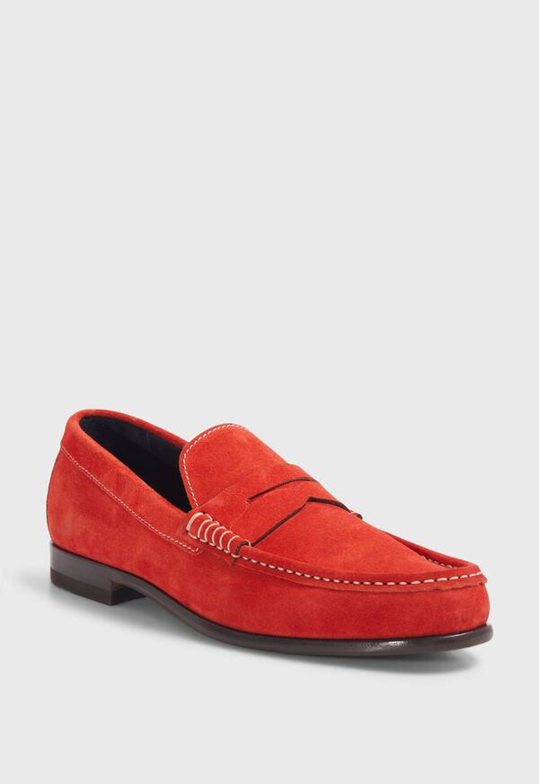 Paul Stuart Mason Suede Red | AU_PAUL50671