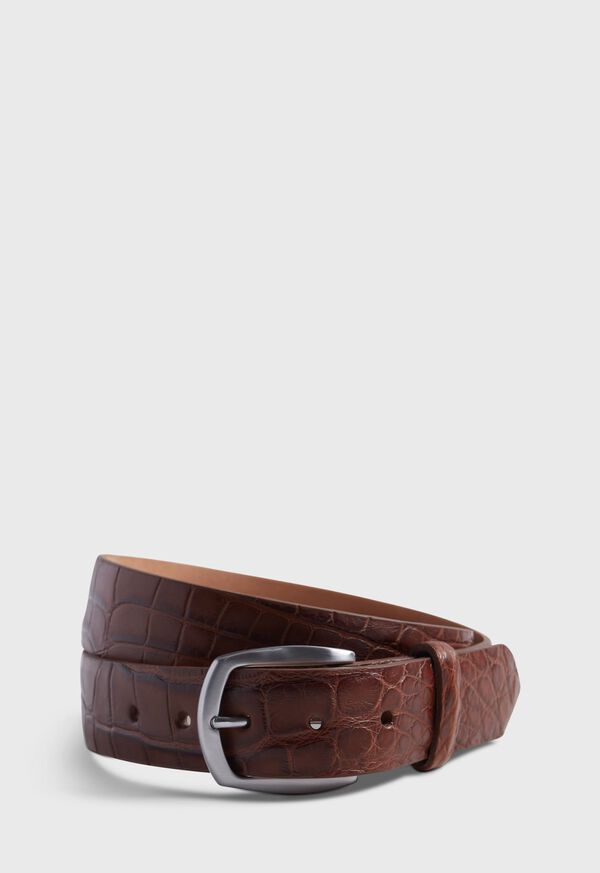 Paul Stuart Matte Alligator Brown | AU_PAUL91520