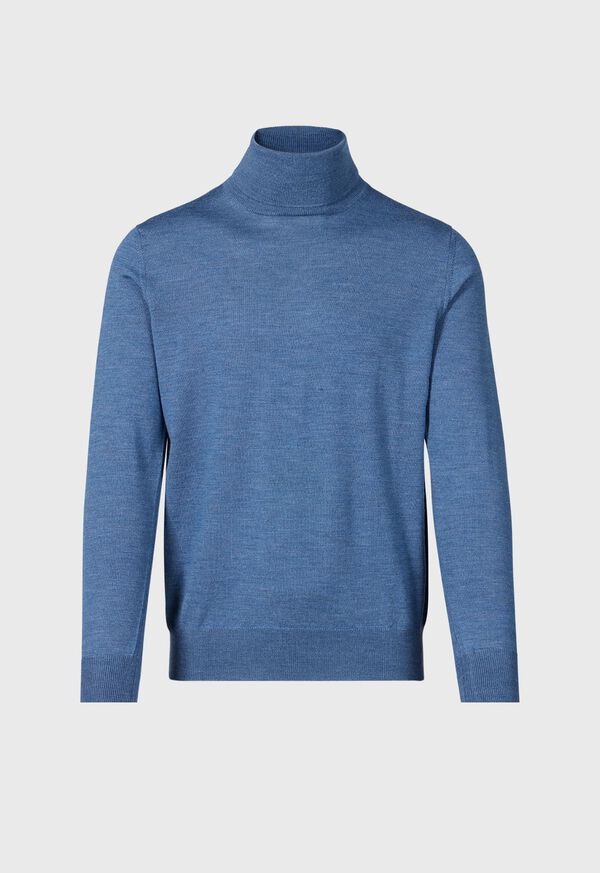 Paul Stuart Merino Wool Turtleneck Blue | AU_PAUL27768