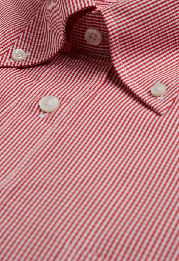 Paul Stuart Micro Gingham Check Red | AU_PAUL75057