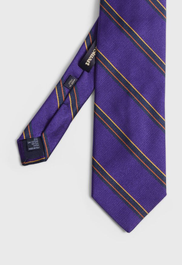 Paul Stuart Mogador Deco Stripe Purple | AU_PAUL85080