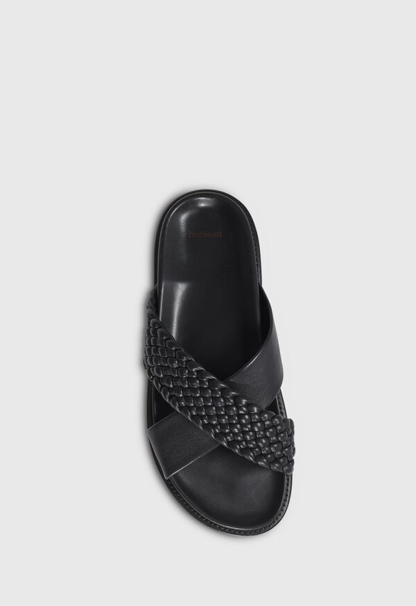 Paul Stuart Palau Woven Leather Black | AU_PAUL40309