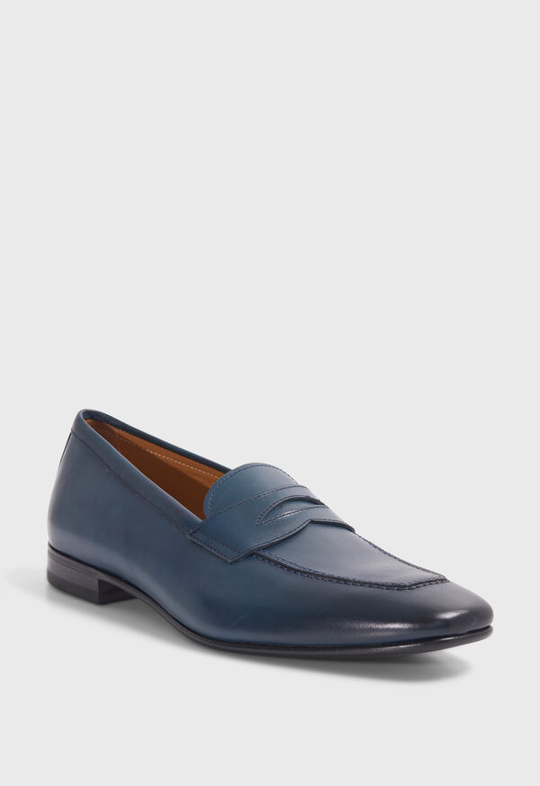 Paul Stuart Penny Leather Navy | AU_PAUL63471