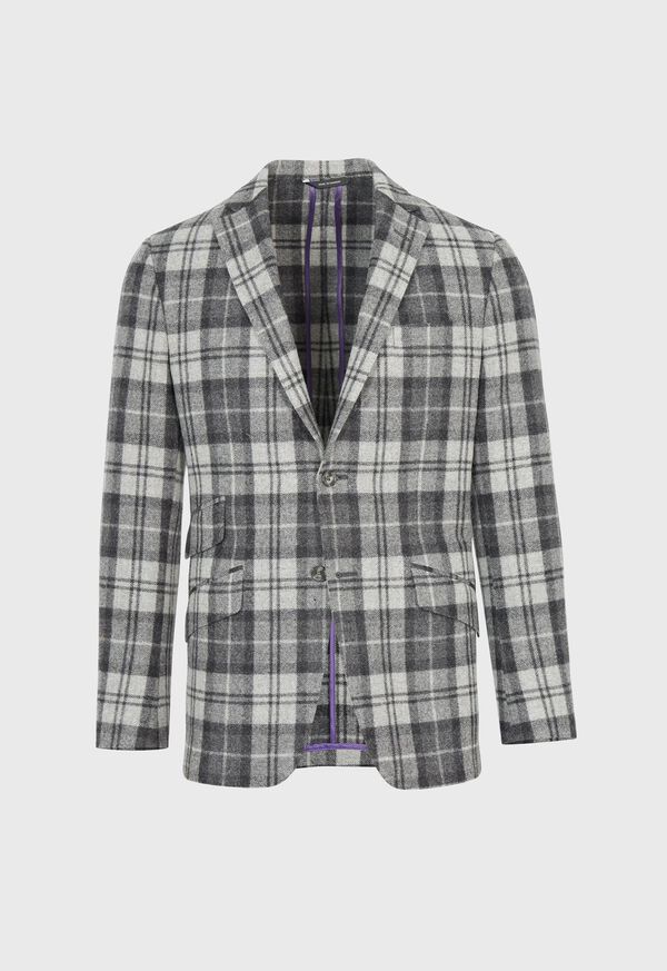 Paul Stuart Plaid Soft Construction Grey | AU_PAUL49508