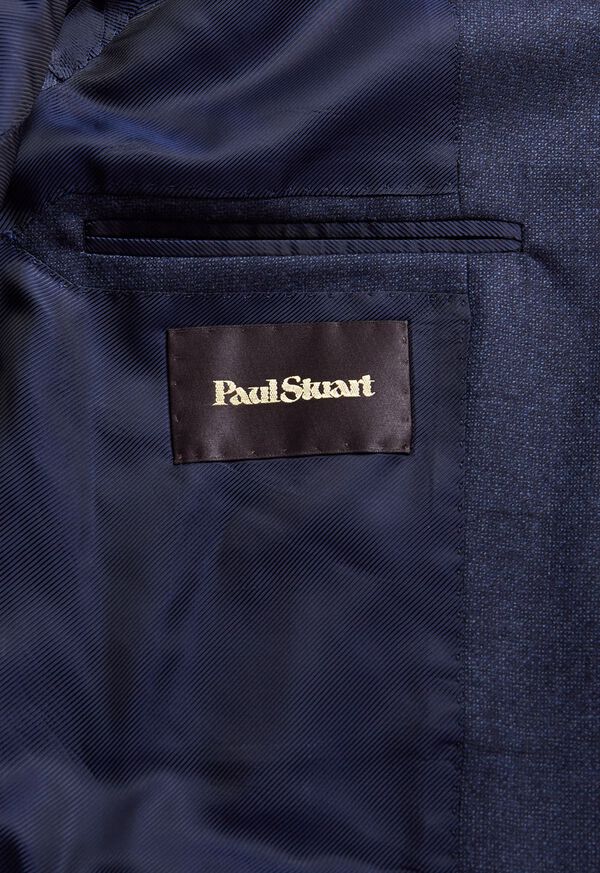 Paul Stuart Plaid Soft Shoulder Navy | AU_PAUL21872