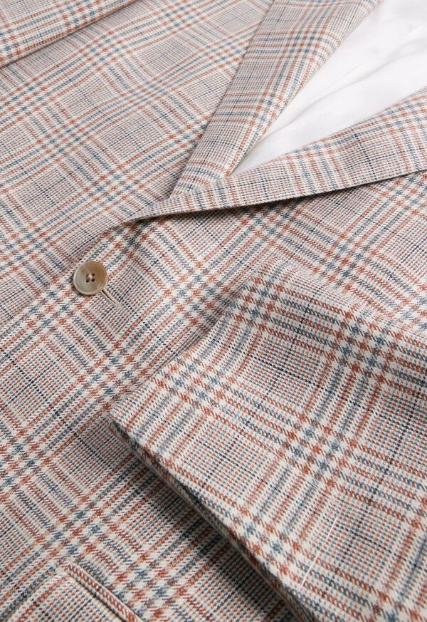 Paul Stuart Plaid Summer Brown / Olive | AU_PAUL98136