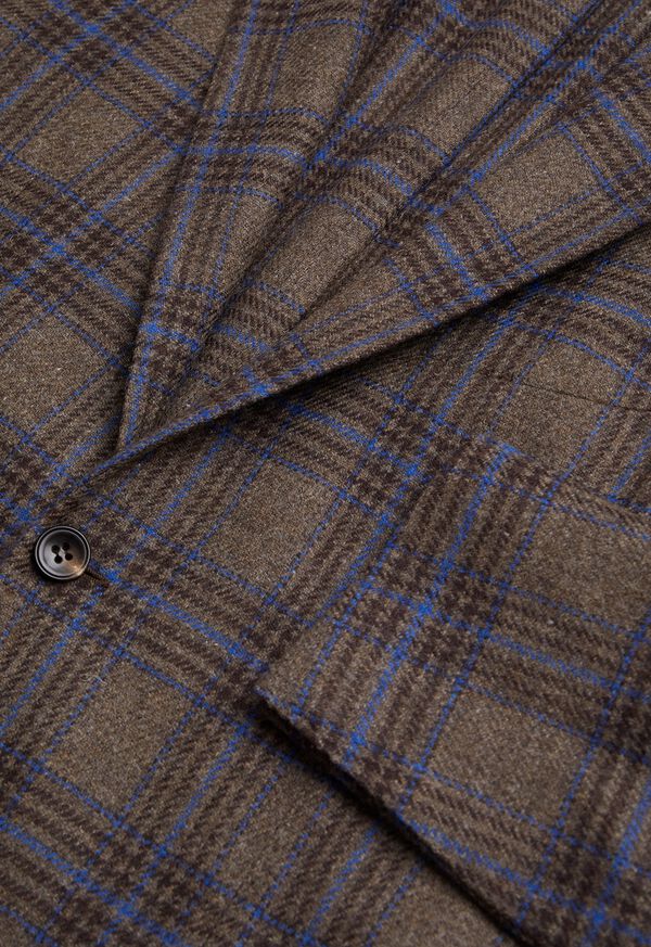 Paul Stuart Plaid Wool Soft Constructed Light Blue | AU_PAUL33651