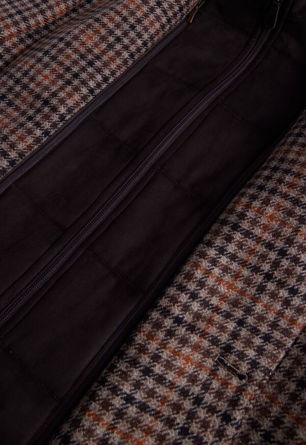 Paul Stuart Plaid with Removable Vest Brown | AU_PAUL31892