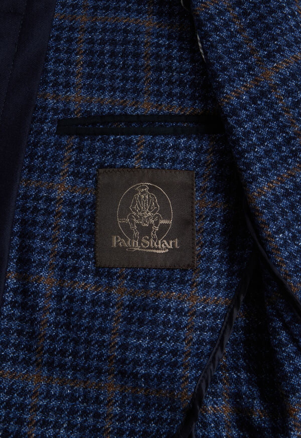 Paul Stuart Plaid with Removable Vest Navy | AU_PAUL18634