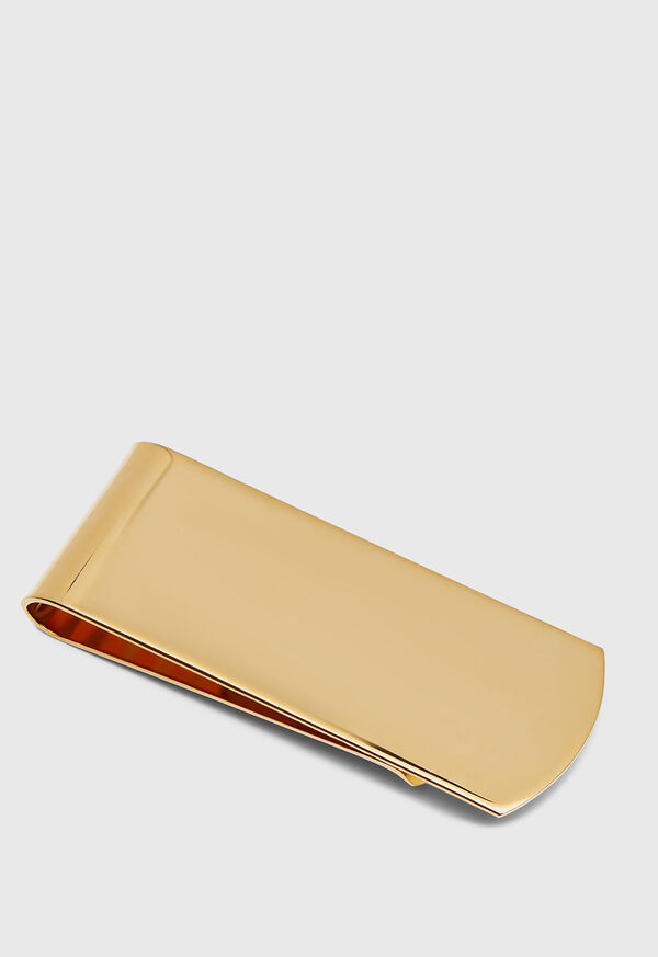 Paul Stuart Polished Gold Money Clip Gold | AU_PAUL77727