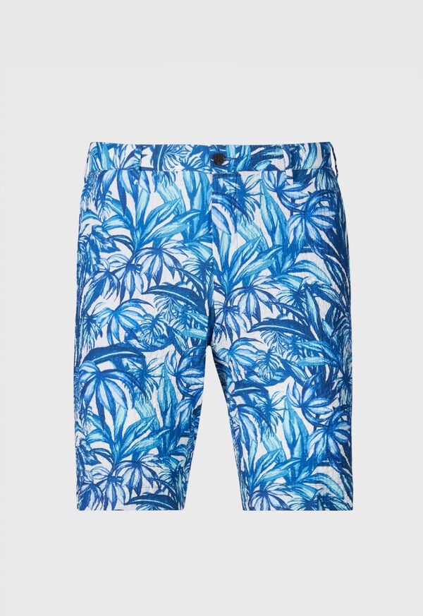 Paul Stuart Printed Seersucker Walk White / Blue | AU_PAUL64844