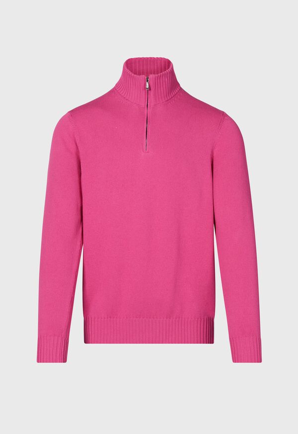 Paul Stuart Quarter Zip Light Pink | AU_PAUL45877