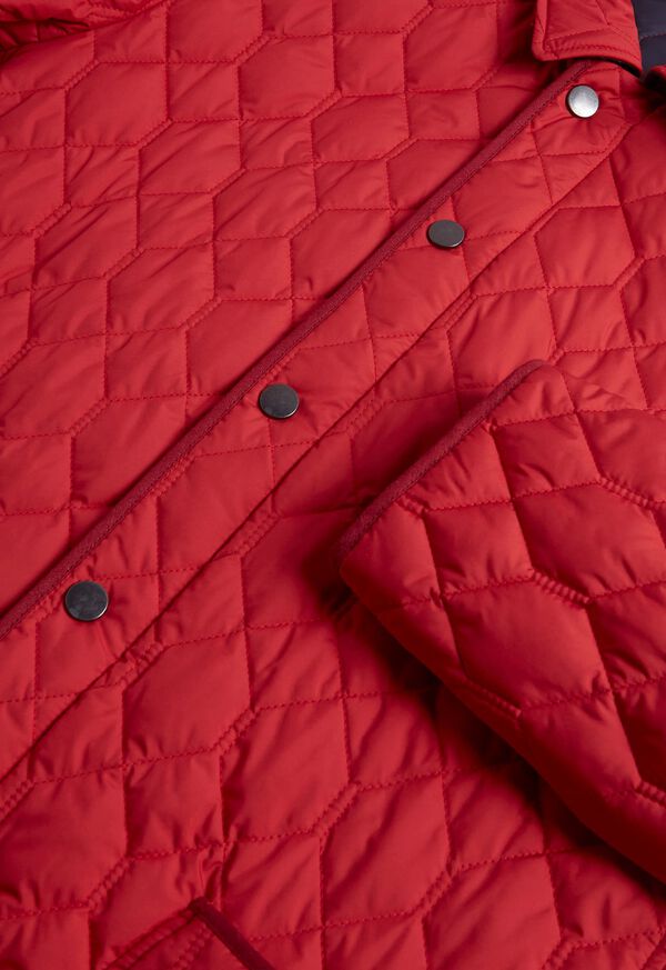 Paul Stuart Quilted Barn Jacket Red | AU_PAUL66488