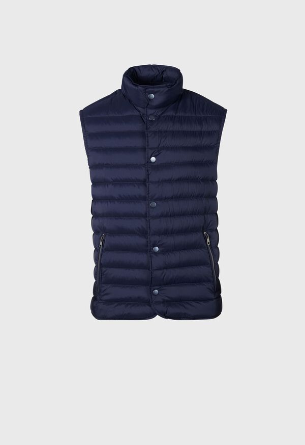 Paul Stuart Quilted Nylon Navy | AU_PAUL89106