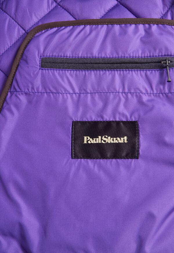 Paul Stuart Quilted Wool Flannel Purple | AU_PAUL40020