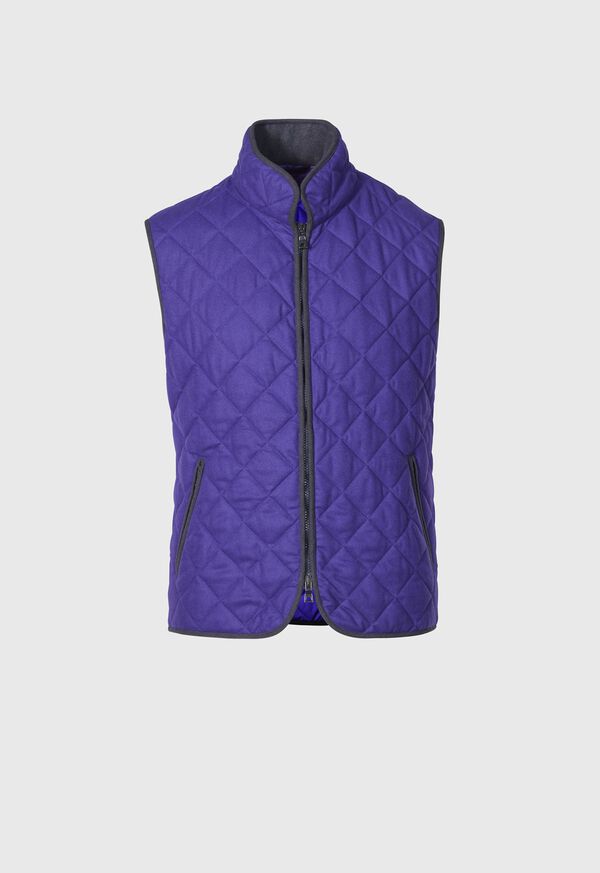 Paul Stuart Quilted Wool Flannel Purple | AU_PAUL40020