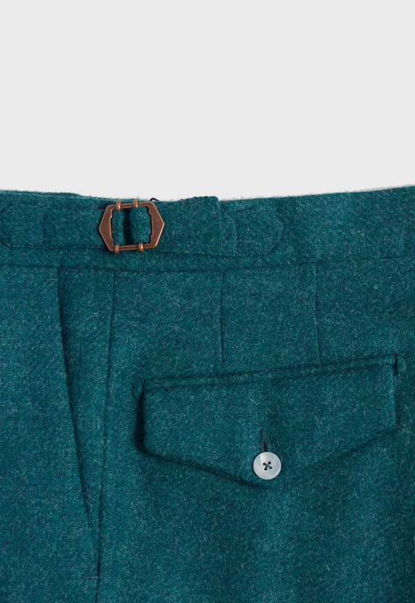 Paul Stuart Shetland Wool French Pleat Turquoise | AU_PAUL88984