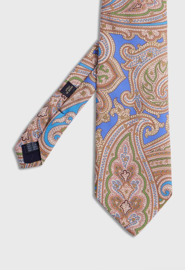 Paul Stuart Silk Paisley Blue | AU_PAUL13459