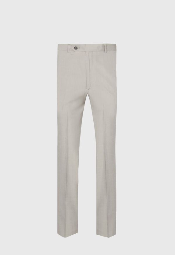 Paul Stuart Silk Plain Front Grey | AU_PAUL82487