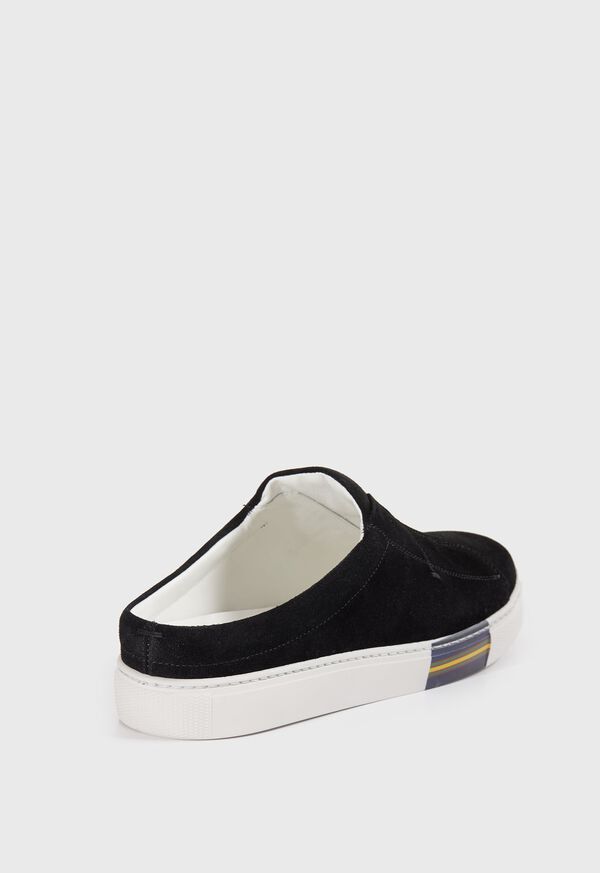 Paul Stuart Slide Suede Black | AU_PAUL25005