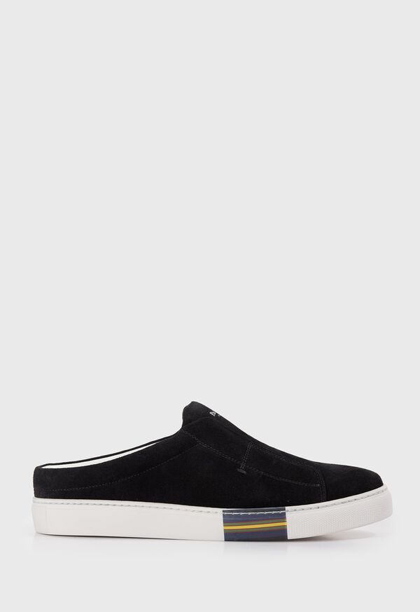 Paul Stuart Slide Suede Black | AU_PAUL25005