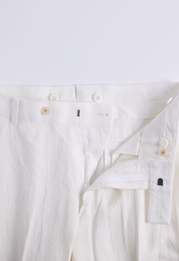 Paul Stuart Soft Linen Canvas White | AU_PAUL62653