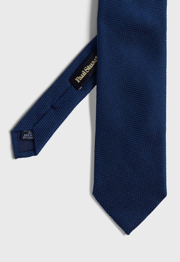 Paul Stuart Solid Silk Garza Navy | AU_PAUL85251