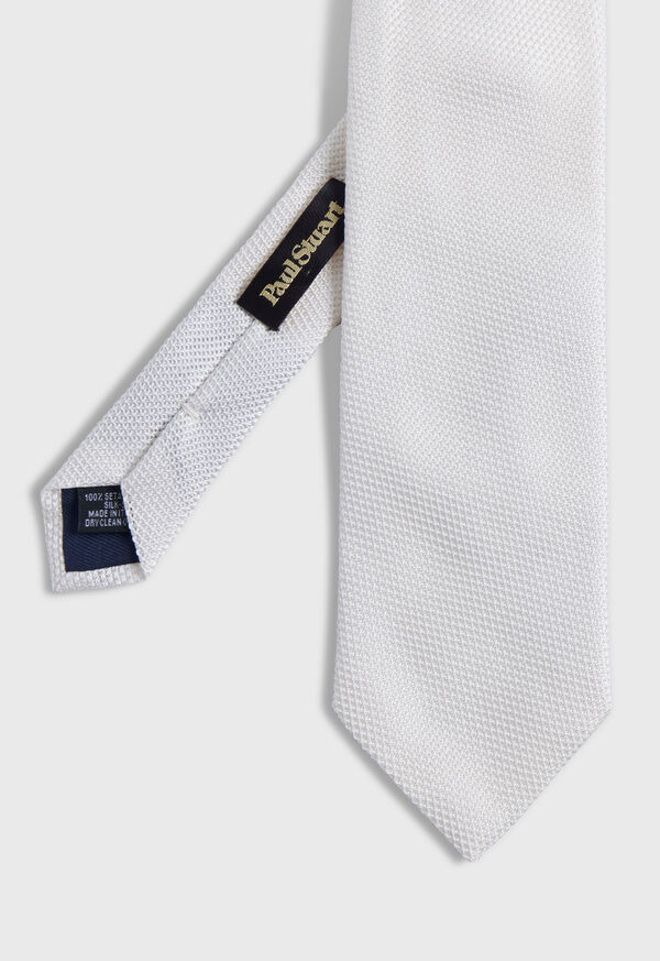 Paul Stuart Solid Silk Garza White | AU_PAUL43204