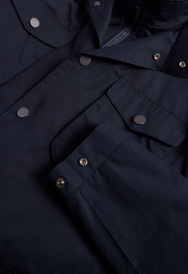 Paul Stuart Technical Gaberdine Jacket Navy | AU_PAUL65014