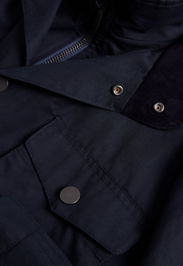 Paul Stuart Technical Gaberdine Jacket Navy | AU_PAUL65014