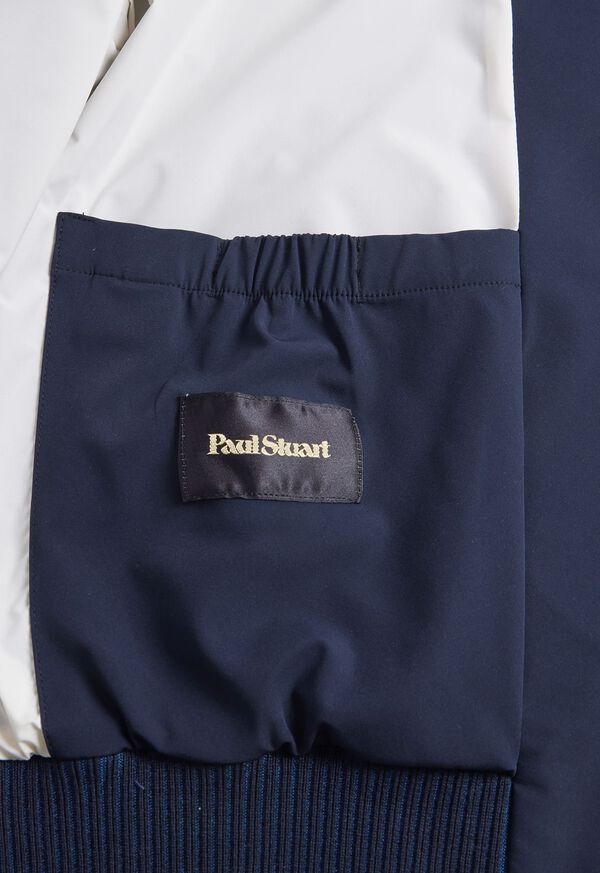 Paul Stuart Technical Jersey Bomber Jacket Navy | AU_PAUL60007