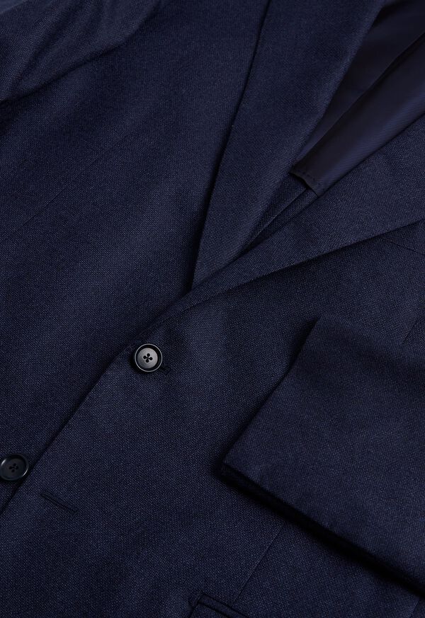 Paul Stuart Textured Solid Wool Navy | AU_PAUL21818