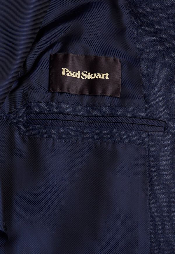 Paul Stuart Textured Solid Wool Navy | AU_PAUL21818