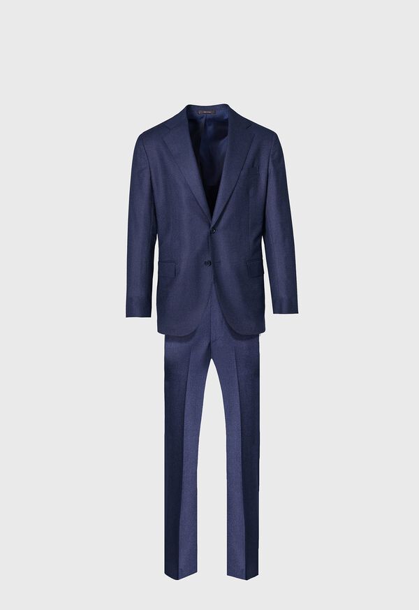 Paul Stuart Textured Solid Wool Navy | AU_PAUL21818