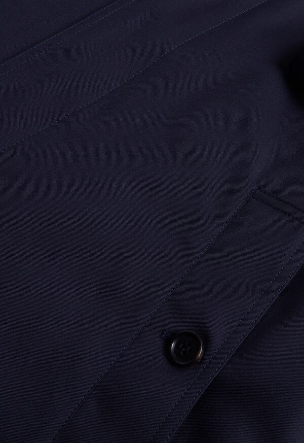 Paul Stuart Water Repellent Wool Navy | AU_PAUL65142