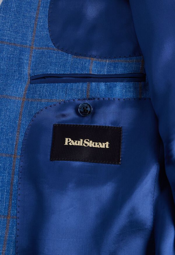 Paul Stuart Windowpane Blue | AU_PAUL74754