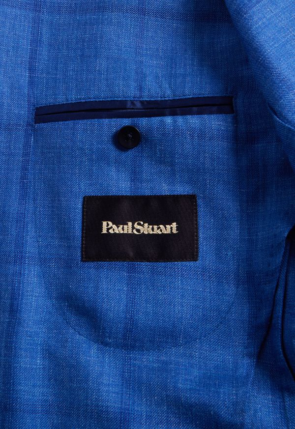 Paul Stuart Windowpane Sport Light Blue | AU_PAUL13944