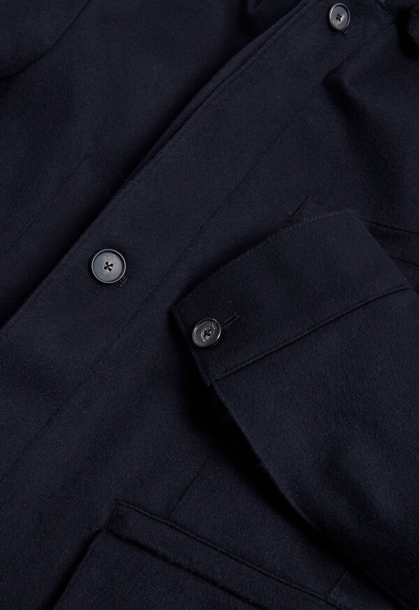 Paul Stuart Wool Cashmere Hybrid Blazer Navy | AU_PAUL11382