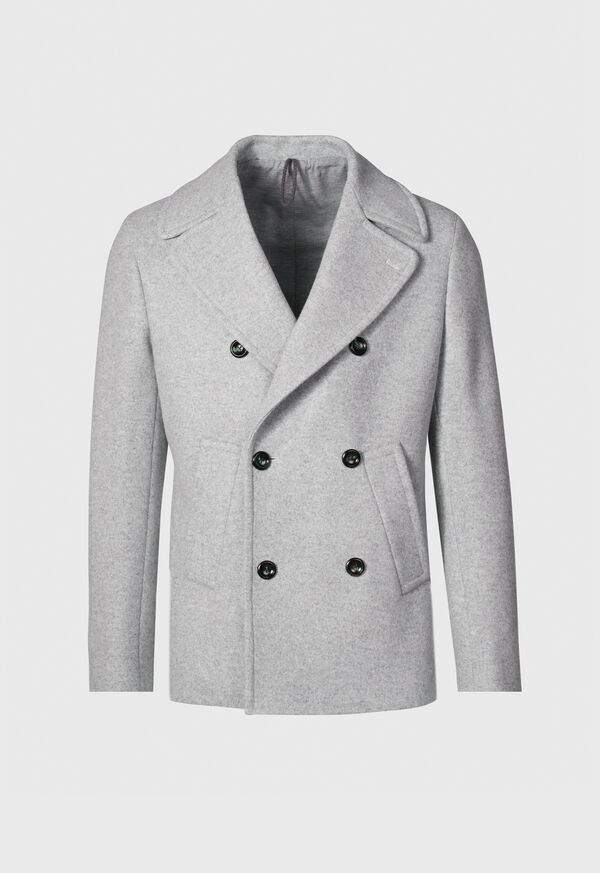 Paul Stuart Wool Jersey Peacoat Grey | AU_PAUL97830