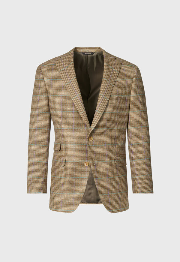 Paul Stuart Wool Plaid Paul Olive | AU_PAUL92133