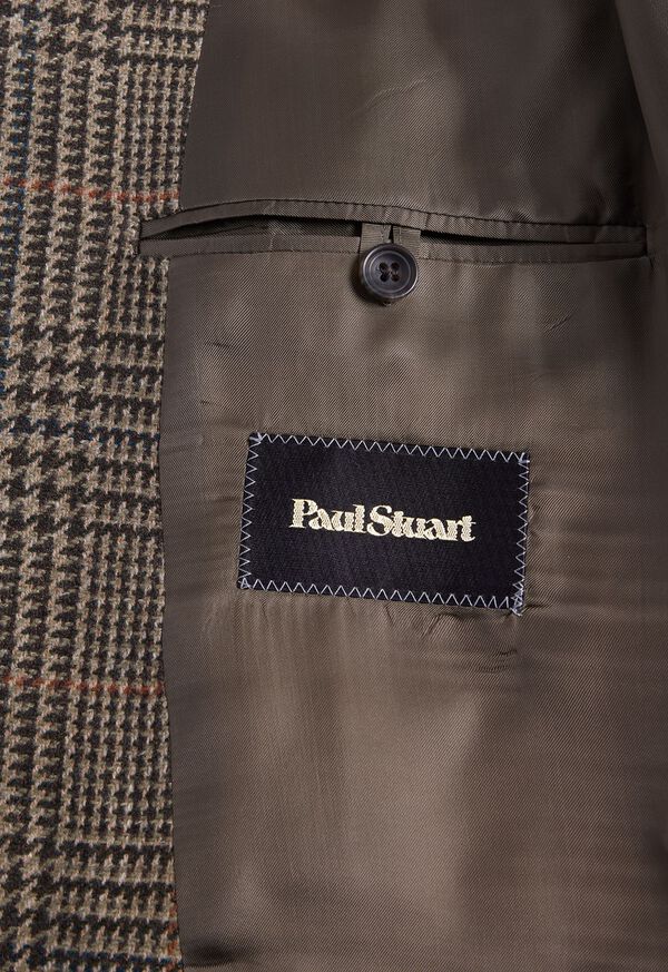 Paul Stuart Wool Plaid Paul Olive | AU_PAUL95396