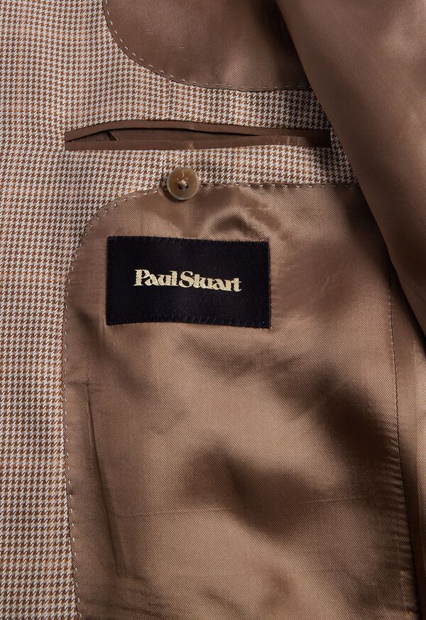 Paul Stuart Wool Silk Plaid Brown | AU_PAUL75312