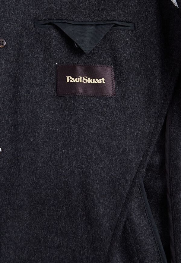 Paul Stuart Wool Single Breasted Coat Grey | AU_PAUL86029