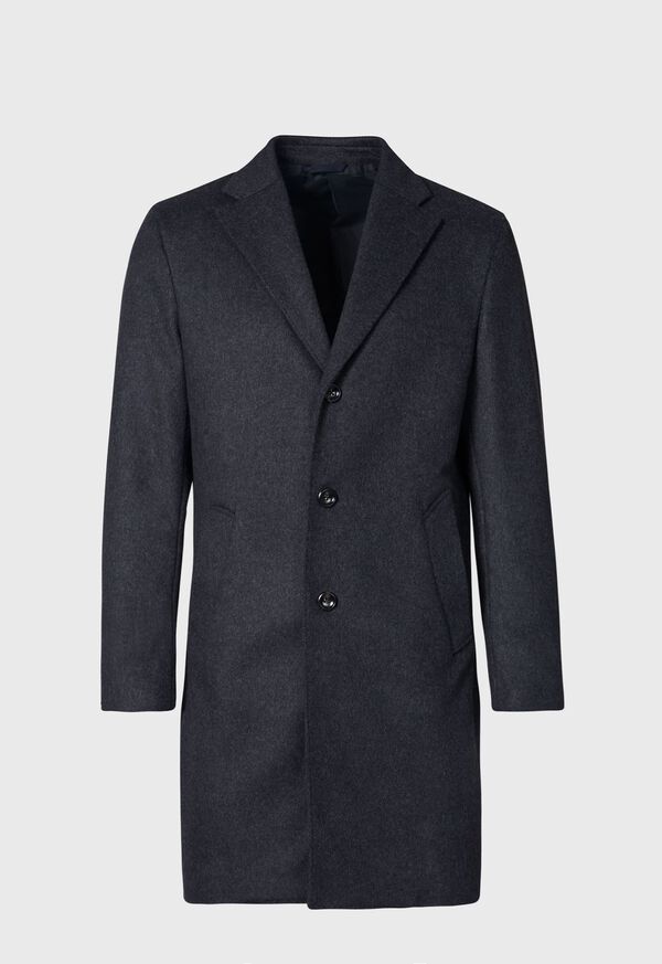 Paul Stuart Wool Single Breasted Coat Grey | AU_PAUL86029