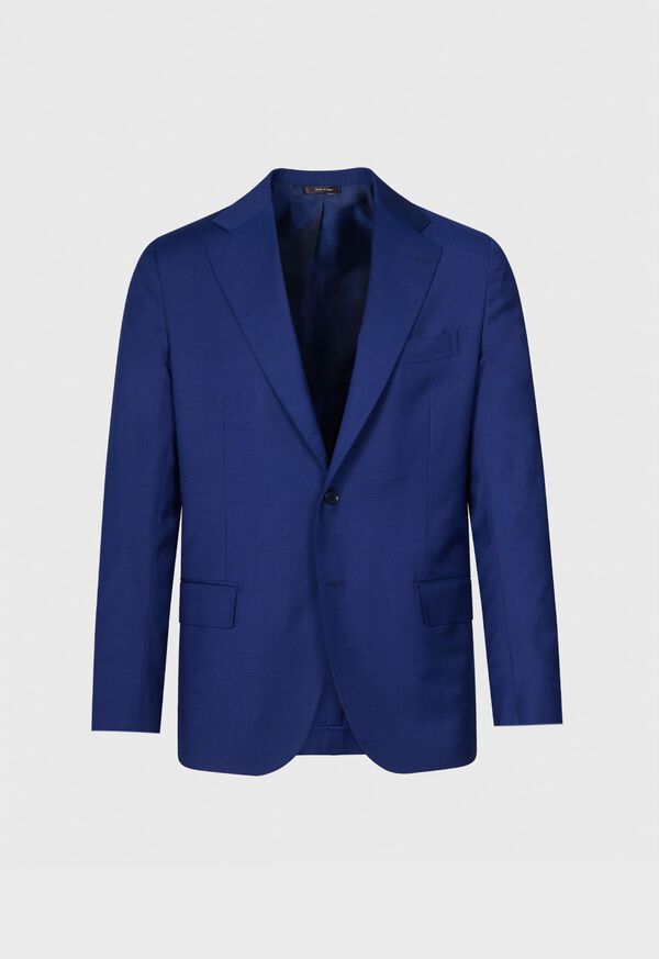 Paul Stuart Wool Tick Weave Suit Blue | AU_PAUL94136