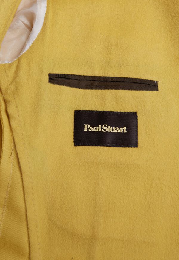 Paul Stuart Yellow Cashmere Soft Yellow | AU_PAUL15711